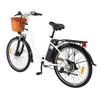 DYU C6 Adult Multi Terrain Electric Bicycle 26 Inch Road Tires 350W Motor 36V12.5AH Battery Electric Bike City Commuting E-Bike With TowSeat