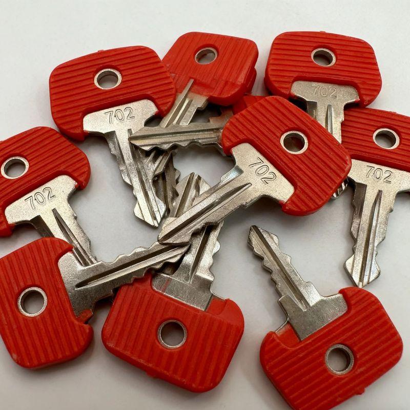 10 PCS 702 28520490 Ignition Keys for Jungheinrich ECE220 Forklift ETV114N Various It Pallet Truck Trolley Electric