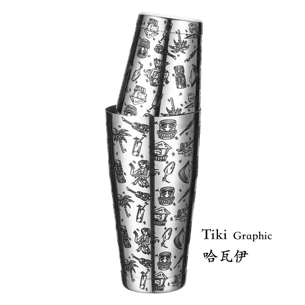 Шейкер для коктейлей Boston Shaker: Набор из 2 предметов: Профессиональный шейкер для коктейлей для бармена на 18 унций и 25 унций.