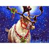 Diamond Embroidery Christmas Elk Diamond Painting Cross Stitch Full Drill Rhinestone Home Decoration