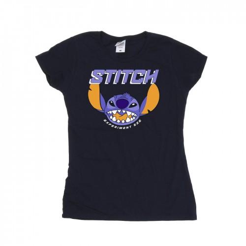 Disney Womens/Ladies Lilo And Stitch Purple Cotton T-Shirt