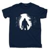 Big Foot T Shirt Believe Sasquatch Yeti UFO Aliens Sightings Hiking Camping Tee