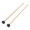 2PCS Glockenspiel Mallet Rubber and Solid Wood 16.5 Inch Long Tongue Drum Mallet