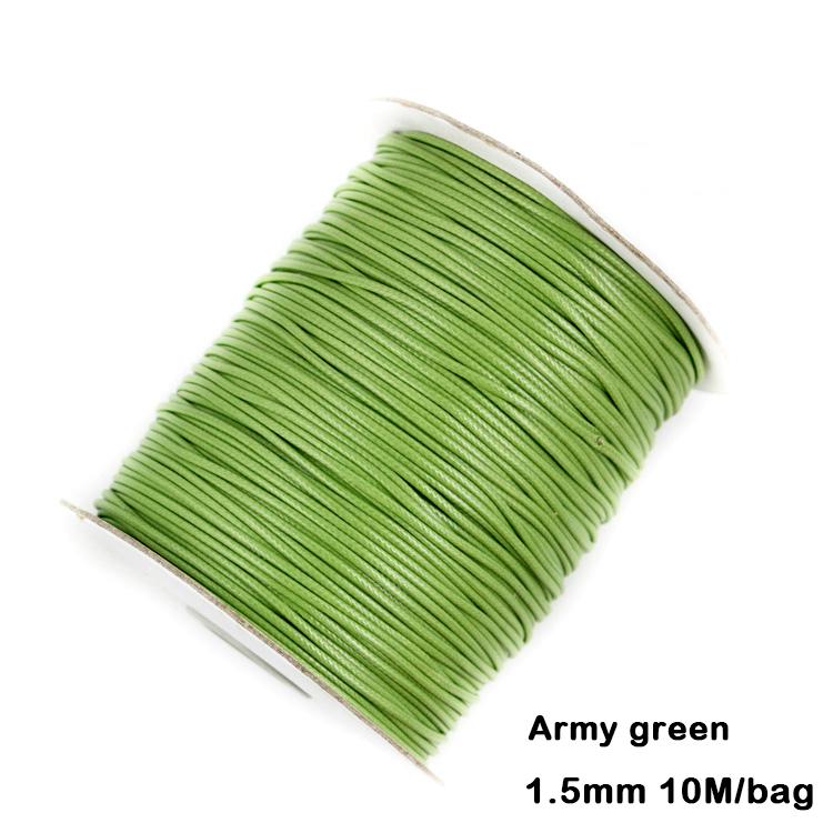 Разноцветные вощеные хлопковые шнуры для макраме, ювелирные бусины, изготовление ювелирных изделий своими руками