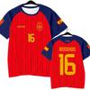 2026 Spanish Team Yamal Player Edition Football Shirt, Quick Drying Short Sleeved T-shirt Women's Family Kids Tees