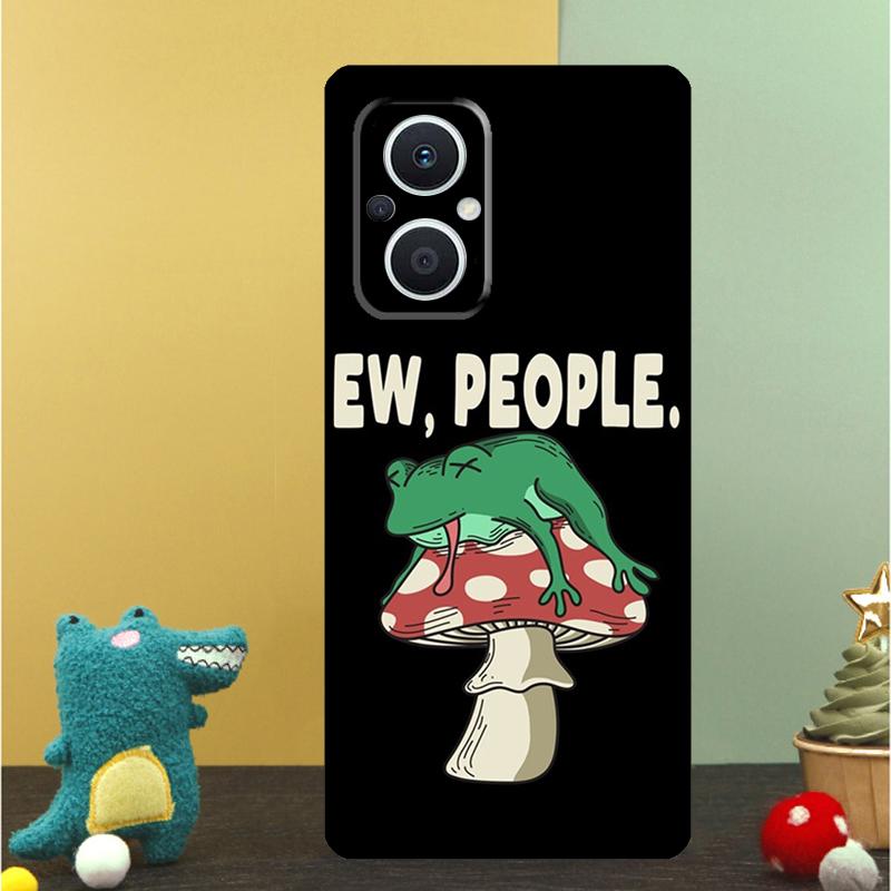 Чехол Cottagecore Эстетика Лягушка Гриб Для OPPO Reno 15F 14F 11 12 13 F 14 10 15 Pro 7 8 Lite OPPO Find X5 X6 X8 X9 Pro Обложка
