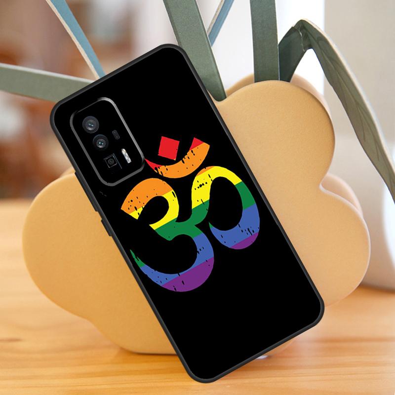 Om Hindu Symbol Case For POCO F6 Pro X6 X5 X3 F3 F5 M6 M5s Xiaomi 13T Pro 11T 12T 12 13 Lite 14 Ultra Cover