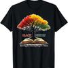 Чествуя прошлое, вдохновляя будущее Месяц черной истории Дерево Книга Футболка