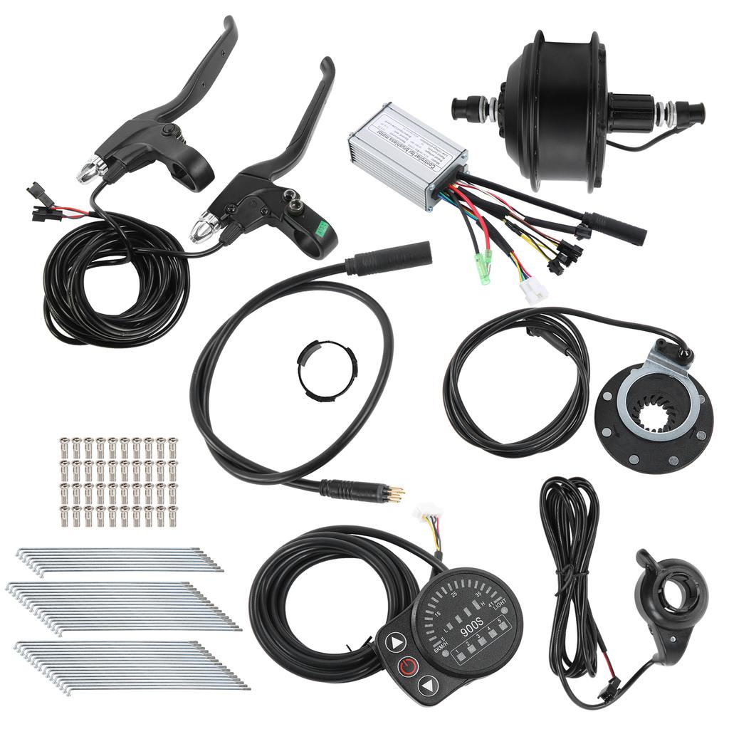 36V 250W Wheel Hub Motor EBike Conversion Kit with KT900S Meter for 26in 12G Wheel(Rear Cassette Motor )