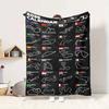 Formula Calendar Flannel Blanket Throw Blanket Soft Warm Sofa Bed Camping Car home Decor Unique Christmas Gift C9301311