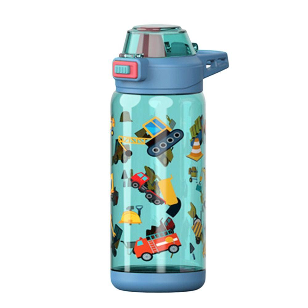 600ML Large Capacity Kids Summer Water Bottle Cute Sippy Cup Creative Water Cup School