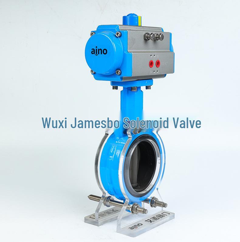 Double-Acting Pneumatic Soft Seal Wafer Butterfly Valve D671F-16