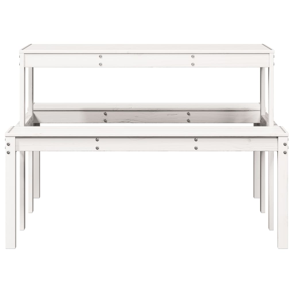 Picnic Table 110x134x75 cm Solid Pine Wood