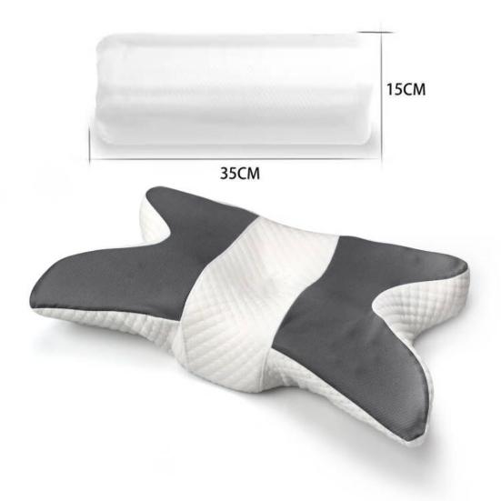 Подушка с эффектом памяти, медленный отскок, эластичная, облегчающая боль в шее, охлаждающая, шелковистая