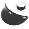 250mm X 80mm Motorcycle Helmet Peak 3-Snap Black Helmets
