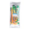100 Pcs Nylon Marker Cable Zip Ties Self-Locking Zip Tags with Write On Cord Label for Electronics Network Ethernet Wire Organization