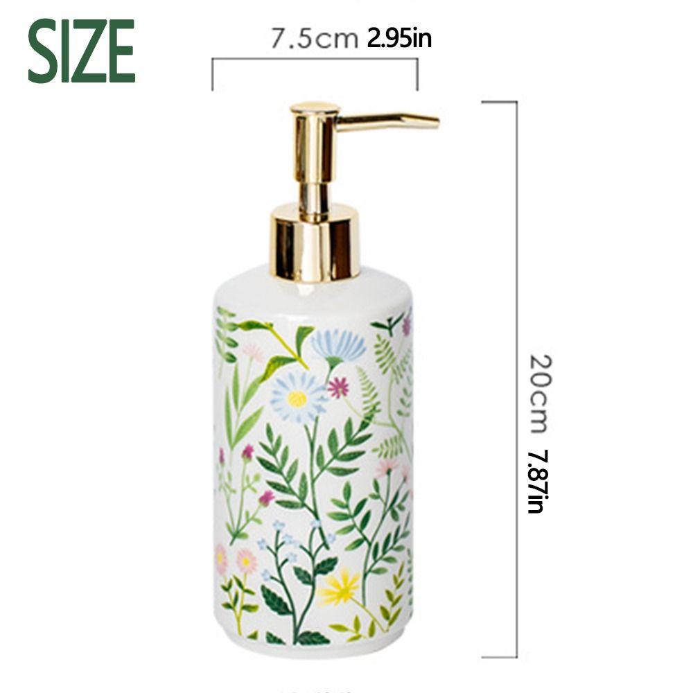 Creative Hand Wash Dispenser Refillable Liquid Storage Container Ceramic Soap Dispenser  Toilet