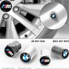 BBIZ5 4Pcs Car Wheel Tire Air Valve Caps Stem Cover with Color Brand Logo For BMW X1 X3 X5 F31 F30 F10 F11 E70 F25 F01 F02 F26 F23 F45