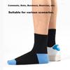 Jingshumian Jingdong, Own Brand Cotton, Long-Staple Cotton 7A Casual Sports Straight-Leg Men's Socks, 5 Pairs