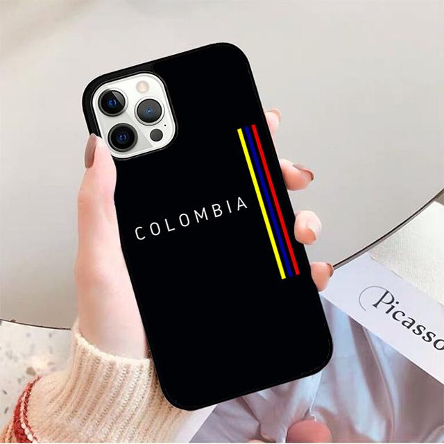Чехол для телефона Флаг Колумбии для iPhone 17 Air 16 16e 15 Plus для Apple 13 11 12 14 Pro Max Чехол coque fundas Оболочка