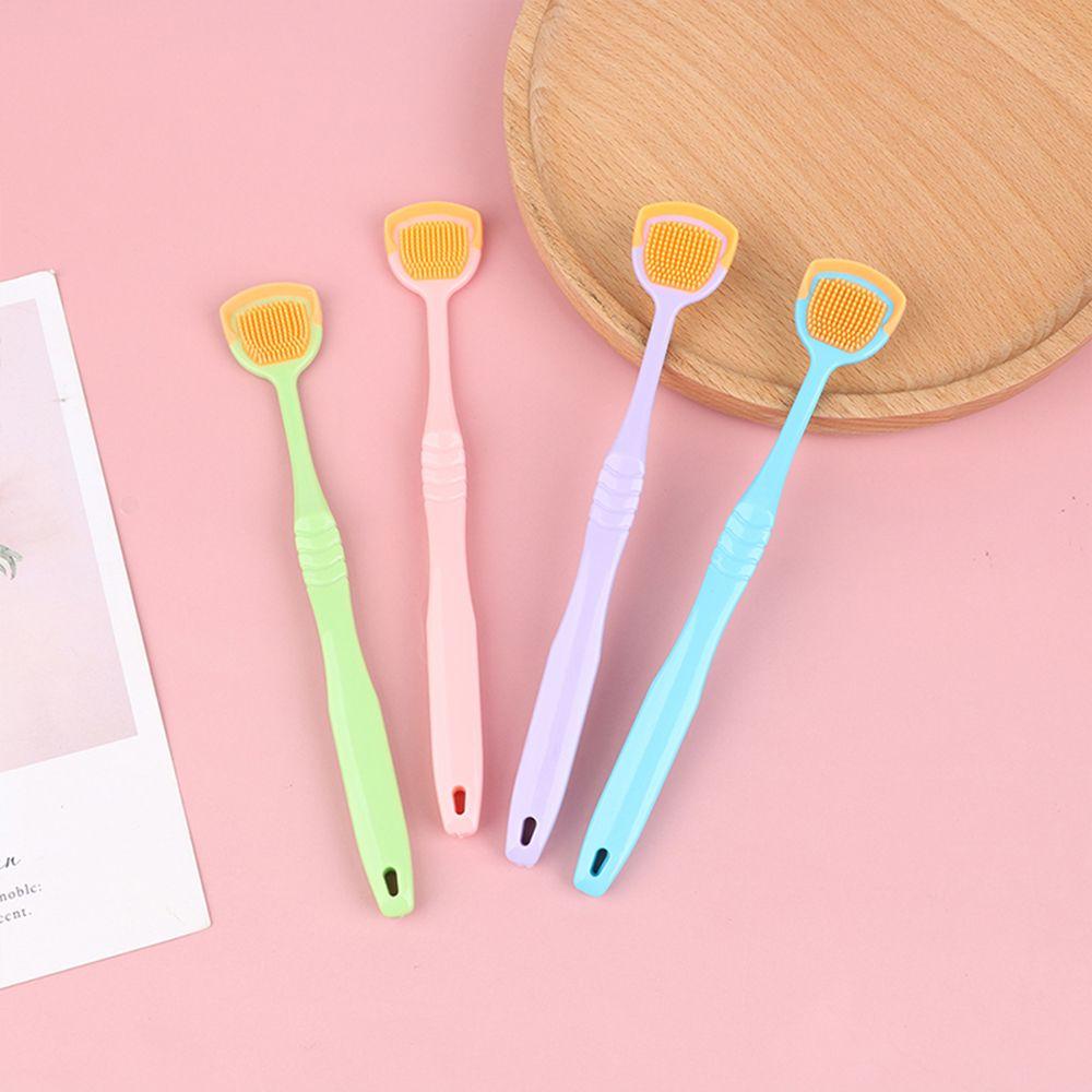 Головка Устранение неприятного запаха изо рта Щетка для чистки языка Очиститель языка Скребок для языка Щетка для чистки полости рта