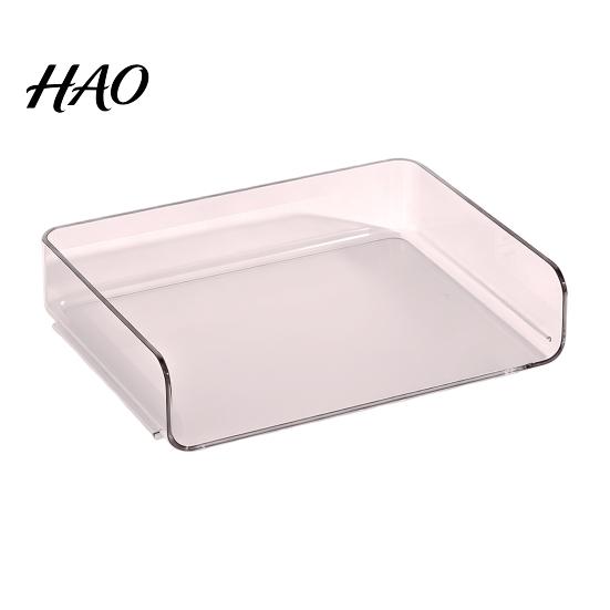 Portable Stationery Organizer for Students Large Capacity Desk Documents Files Letters A4 Paper Book Notes Mail, Modern Office Desktop Clear Stackable