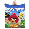 Игра-стрелялка Angry Birds Одеяло Мягкий плюш из кораллового флиса Лечебные подарки Плед Коврик-кусок