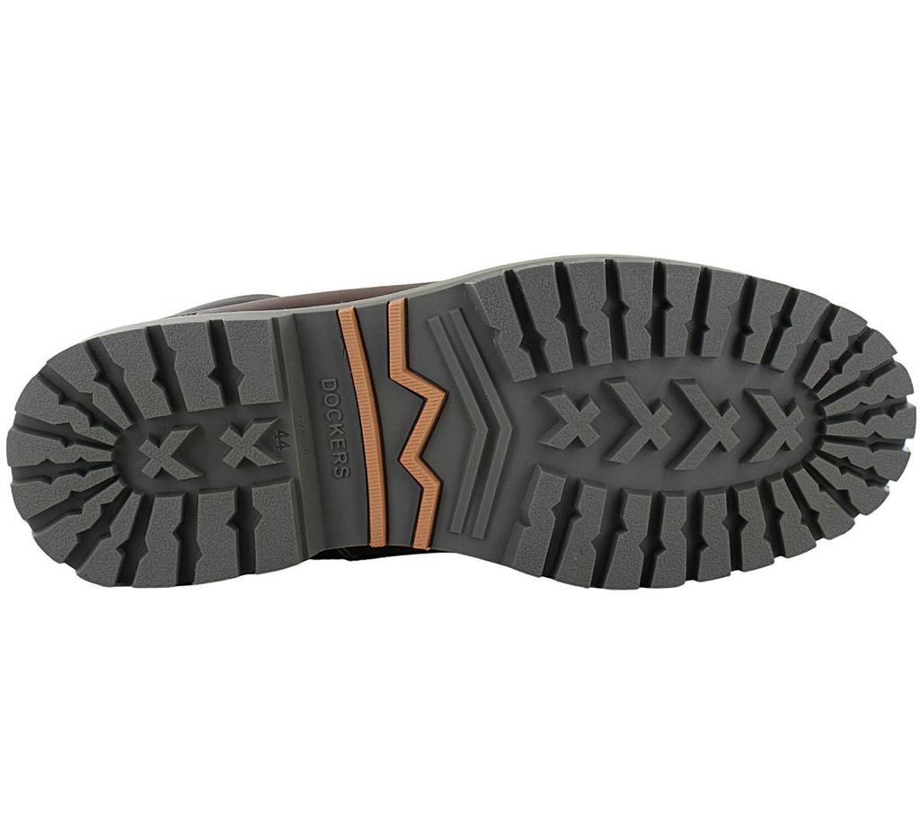 Dockers By Gerli Сапоги 6 дюймов - Мужские зимние ботинки кожаные коричневые 53AX101 ORIGINAL Shoes