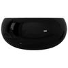 Ceramic Round Sink Black 40 x 15 cm