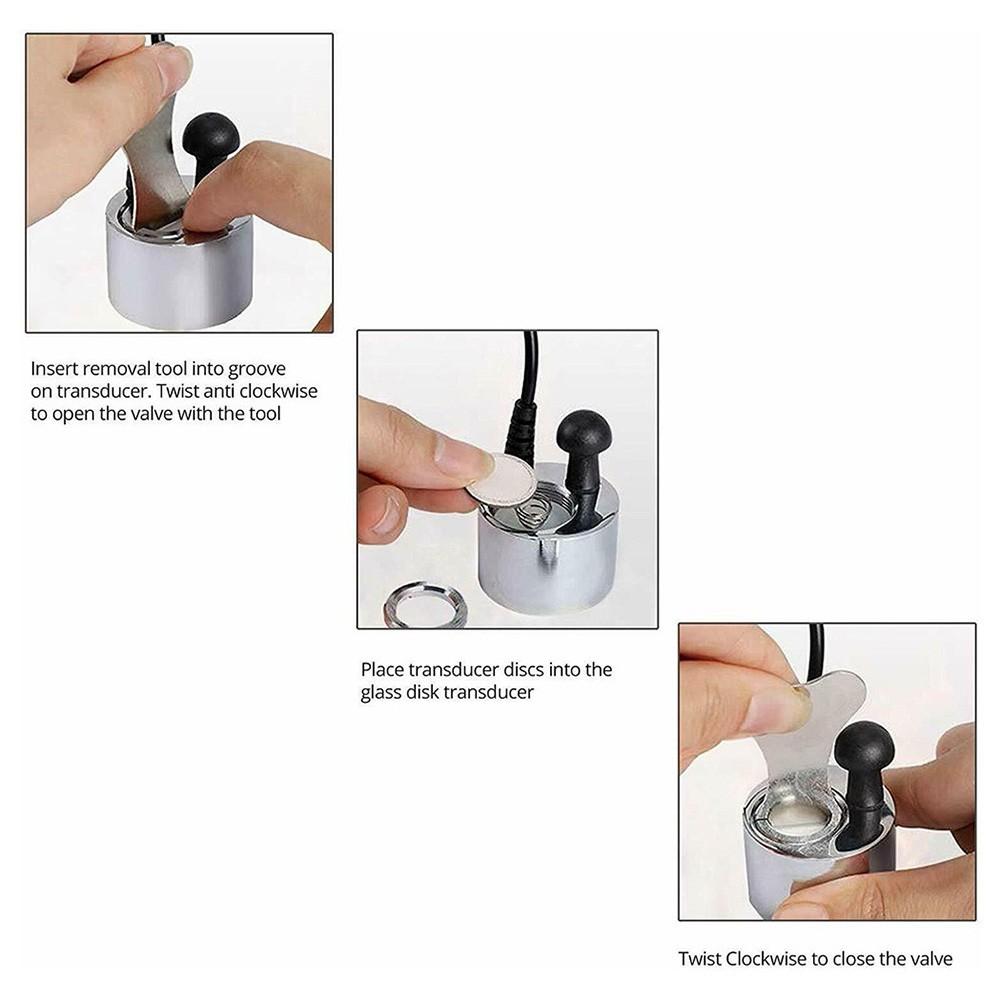 2 шт. Диски преобразователя Нагреватель огня Для DIMPLEX Opti-Myst Запчасти Замена Запасные С Колпачком Инструмент Аксессуары Электрический