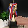 Sports Match Metal Champions Trophy Contest Business Metal Coverless Trophies Award Football Trophies Medal Souvenir Cup
