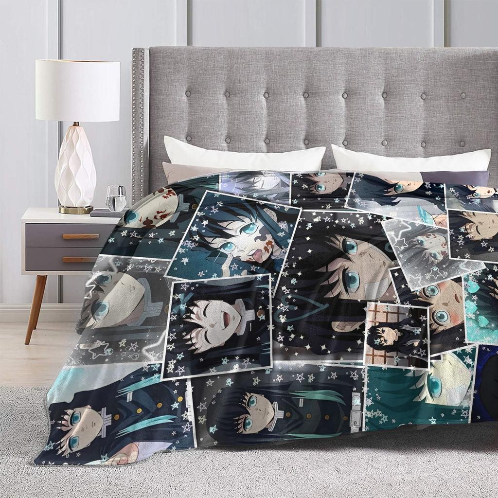 Warm Soft Blanket Travel Tokitou Muichiro Bedding Throws Flannel Bedspread For Bedroom Funny Sofa Bed Cover