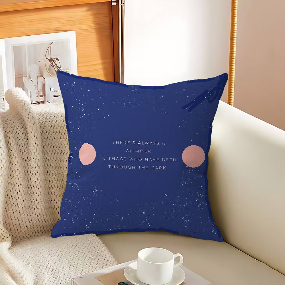Aesthetic Moonlight Pattern Cushion Cover Car Throw Pillow Case For Sofa Car Christmas Gift 40X40Cm 45X45Cm