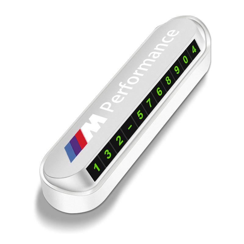 M ЛОГОТИП Автомобильная временная парковочная карта Карта с номером телефона Табличка Наклейка Для BMW M Power Performance F10 F31 E36 E39 E87 E90 X3 X5 X6 X7