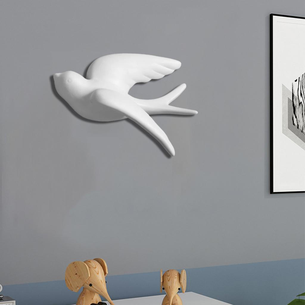 3D Керамическая птица Ласточка Изображение Скульптуры Декор Столовая Украшения