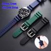 20мм 22мм Силиконовый Спортивный Ремешок Водонепроницаемый Дайвинг Универсальный Ремешок для Часов Пряжка из Нержавеющей Стали Мужской Резиновый Сменный Ремешок для Часов Ремень