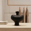 Retro Ceramic Vase Nordic Style Irregular Shape Decorative Ornament Home Decor for Living Room,