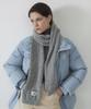Шарф CITYBREEZE из ангоры, вязаный косами_4 цвета