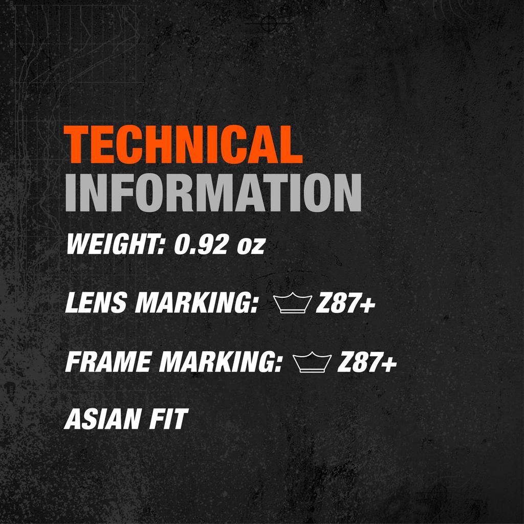 BOLLE SAFETY BSSI Matte Black Clear Lens RUSH+