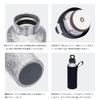Boundless Voyage Titanium Water Vacuum 600ml for Everyday Outdoor and Ti3258D Bottle, Insulated, Capacity, Lightweight, Durable, Rust-Proof,
