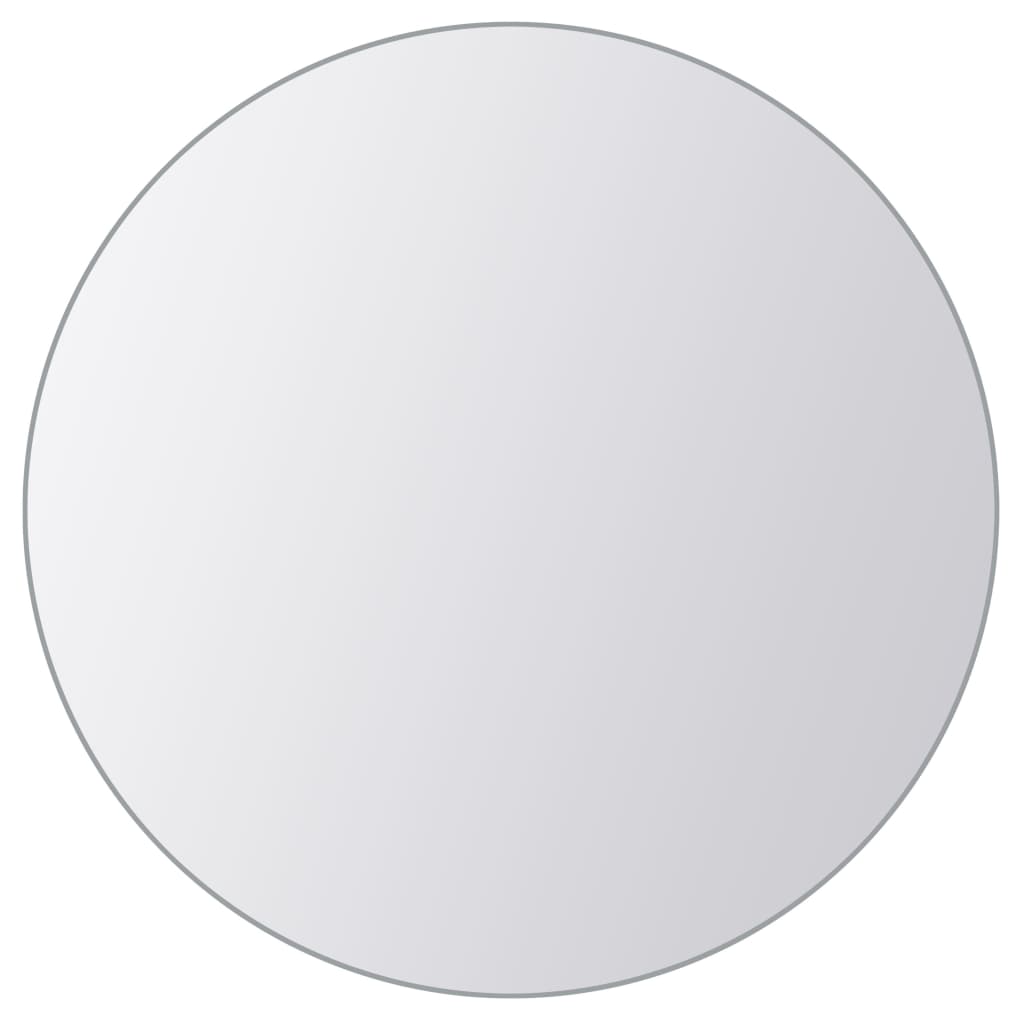 8 Piece Round Mirror Tile Set