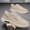Original Men's Casual Sneakers White Shoes Round Toe Comfortable Trend Versatile Breathable Wear-resistant Walking 2025