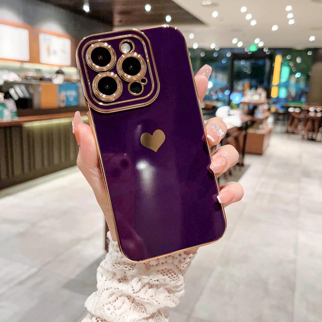 Чехол для телефона Love Heart для iPhone 15 14 13 12 11 Pro Max Plus, силиконовые чехлы для iPhone 7 8 Plus X XS Max XR SE 2 3 2020 2022, защитная задняя крышка