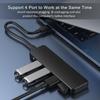 VIENON USB USB USB USB Хаб-расширитель для флешек и мышей 3.0, 4-портовый хаб, разветвитель, для ноутбука, Xbox, накопителей, жестких дисков, консолей, принтеров, камер, клавиатур,