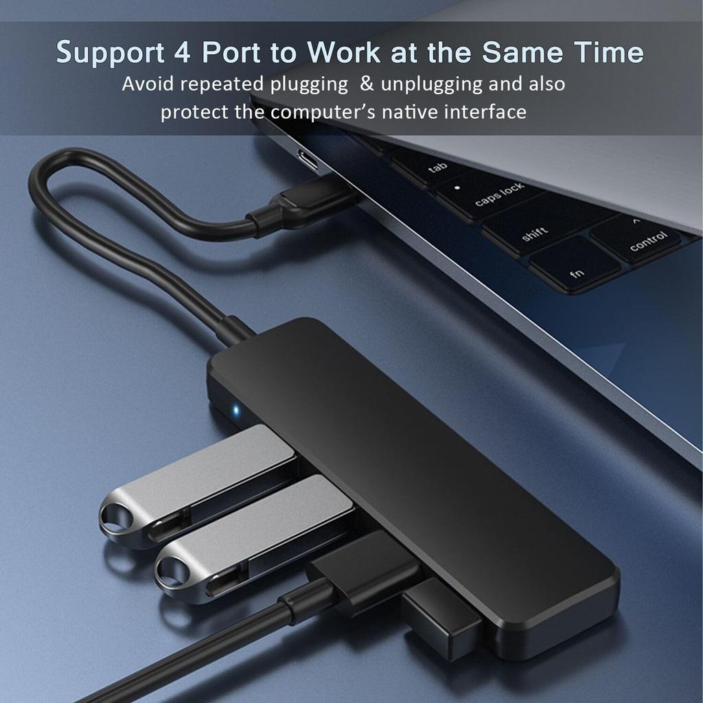 VIENON USB USB USB USB Хаб-расширитель для флешек и мышей 3.0, 4-портовый хаб, разветвитель, для ноутбука, Xbox, накопителей, жестких дисков, консолей, принтеров, камер, клавиатур,