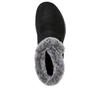 Botki zimowe damskie Skechers On-The-Go Joy First Glance buty ze skóry zamszowej z futerkiem czarne (144041-BKGY)