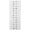A-Z Sticky Tabs White Book Tabs 8 sheet Index Tabs  Notebooks