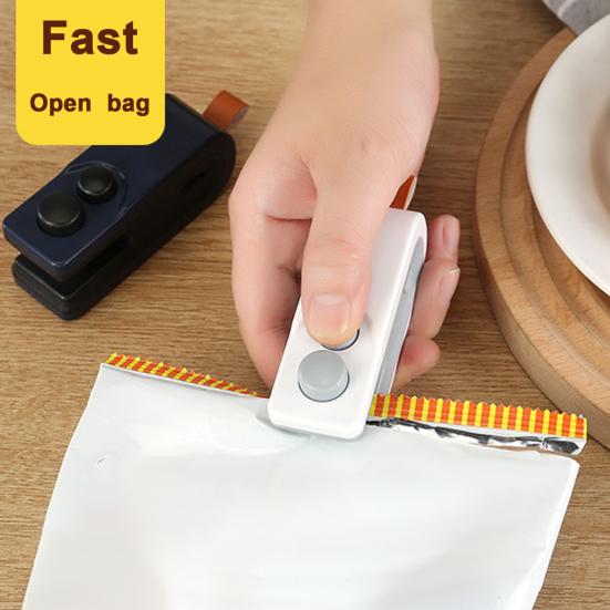 Магнитный запайщик пакетов 3-в-1 Портативный USB перезаряжаемый запайщик пакетов для закусок с резаком Мини-термосварочный аппарат для кухни Путешествий