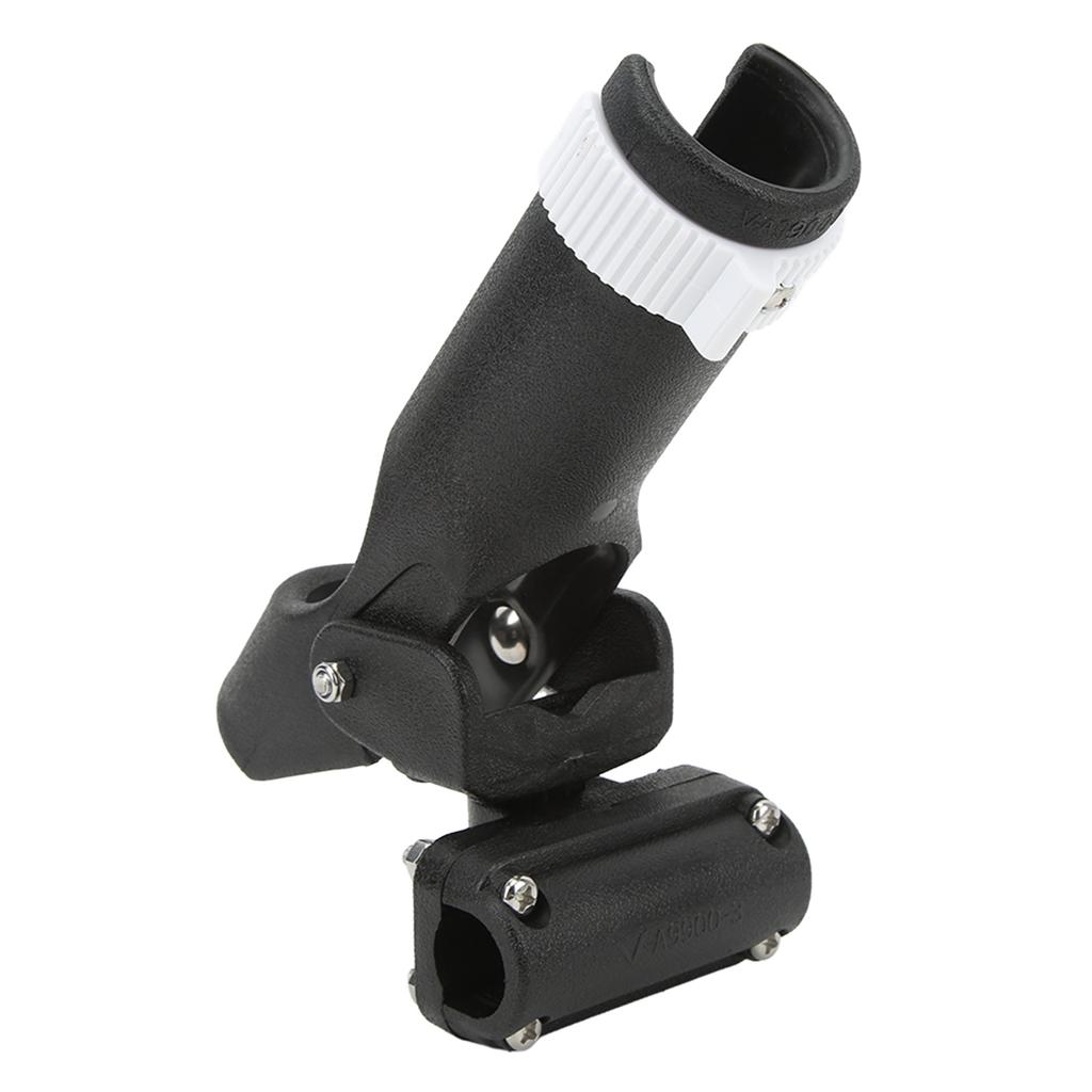 Fishing Rod Bracket 90 Degree Adjustable 45mm Socket 1in Clip Clamp On Rod Holder Rack