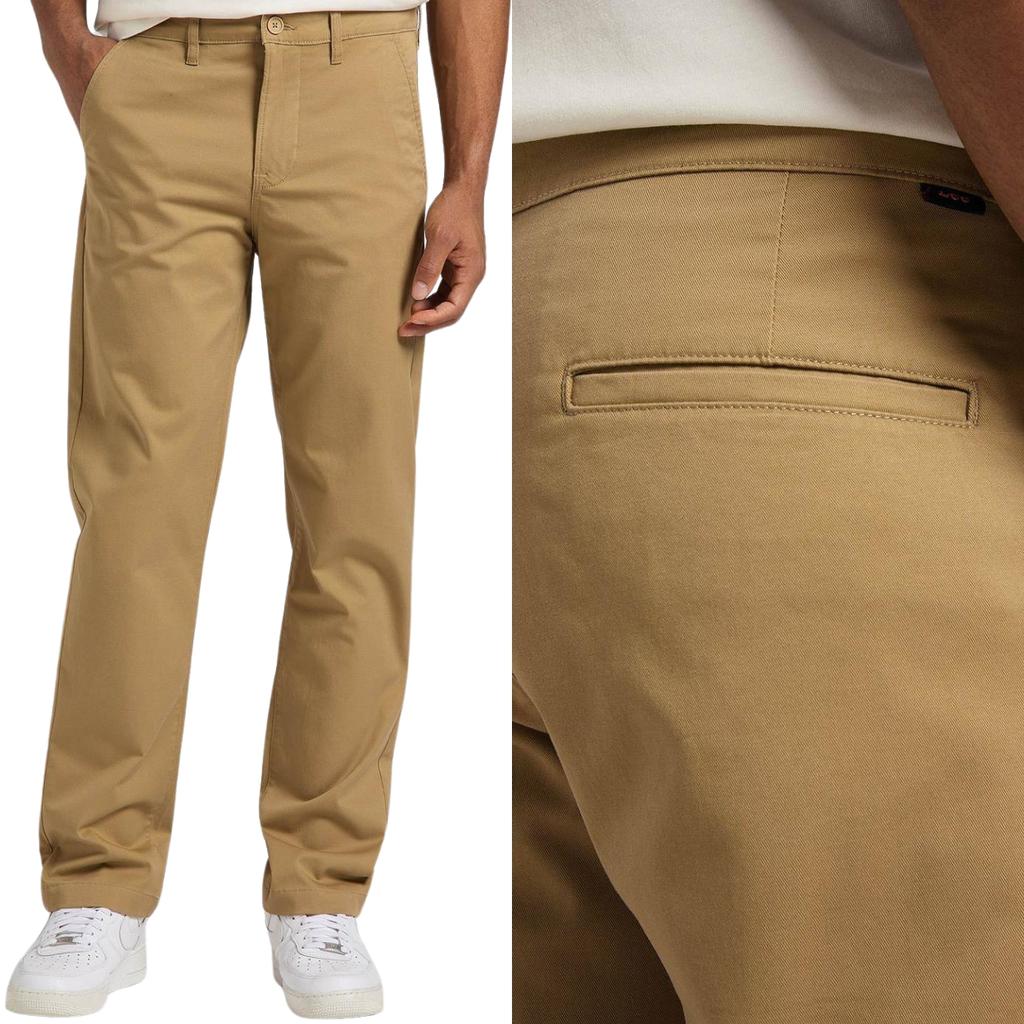 Lee regular chino cotton fabric men's chino pants W32 L32